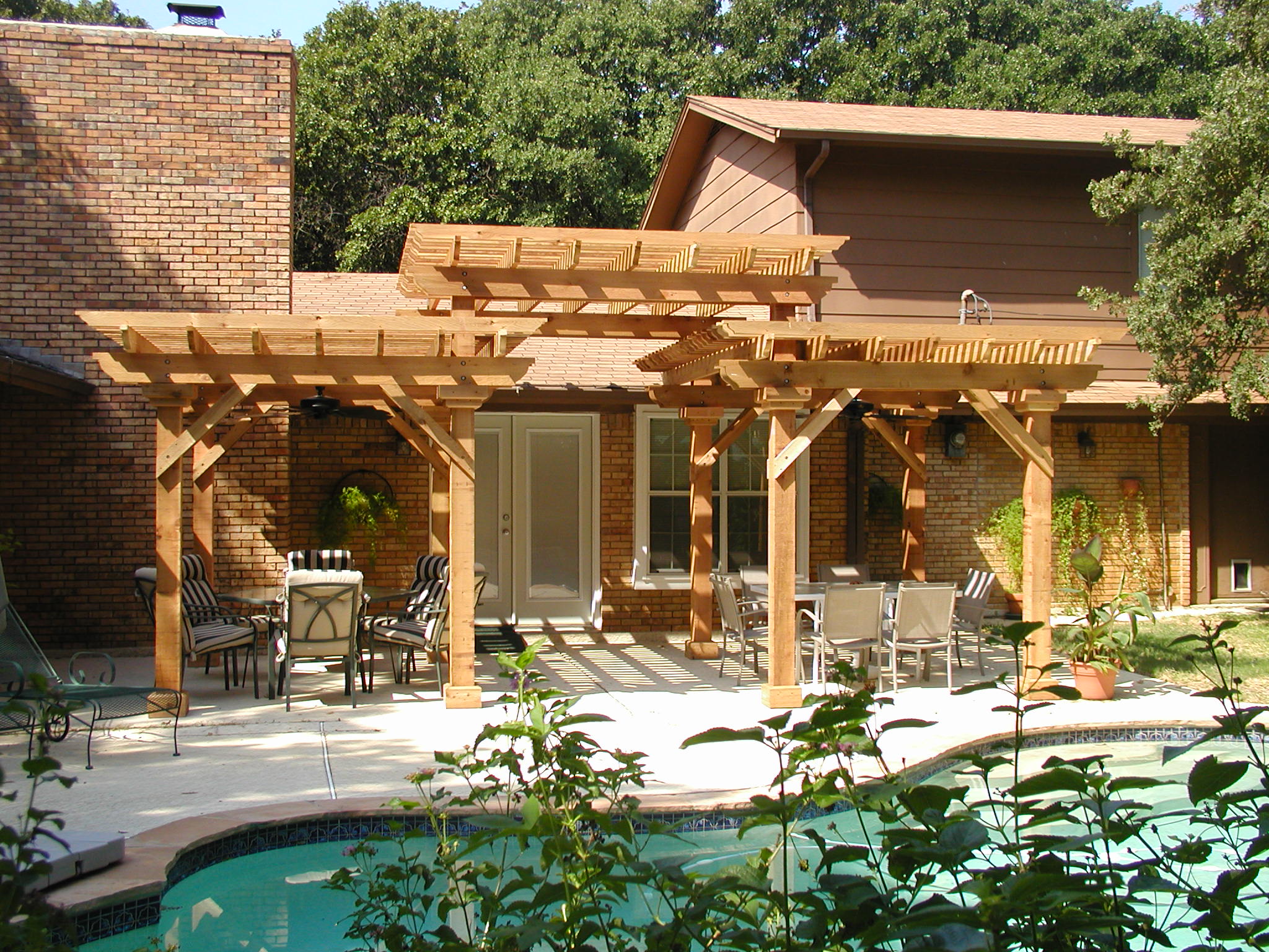 Multilevel pergola